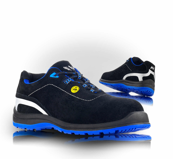 Suede work shoes RIMINI S1P