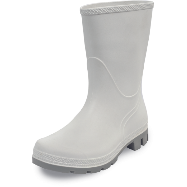 TRONCHETTO OB SRA Boots White | PVC Work Boots | Height 28 cm