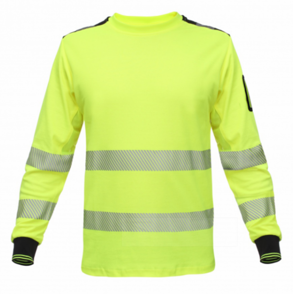  Augstas redzamības T-krekls ar garām piedurknēm RICOlong (TS-RICOLONG-C2) Hi-Vis