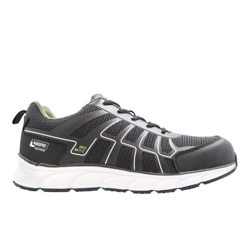 Textile work shoes Aino S1P with protective toe made of composite material.