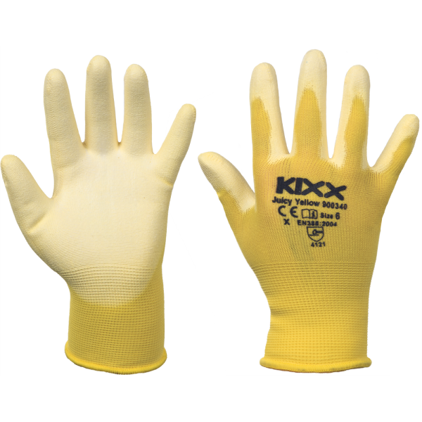  Трикотажные перчатки с латексным покрытием Juicy