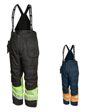 Утепленные брюки рабочие HI-VIS SMARTGO CANNYGO KEZP-SMG, синий/оранжевый