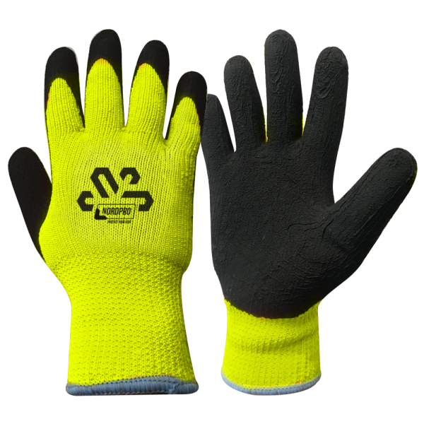 WINCO Warm Work Gloves with Latex Coating