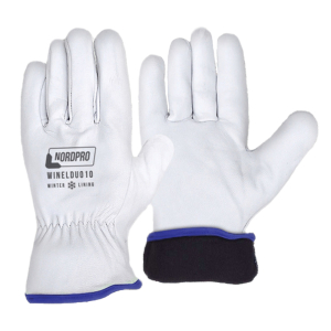 NORDPRO WINELDUO – Warm Leather Work Gloves with Fabric Lining