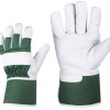 Warm combined cowhide gloves 220 with flannel lining
