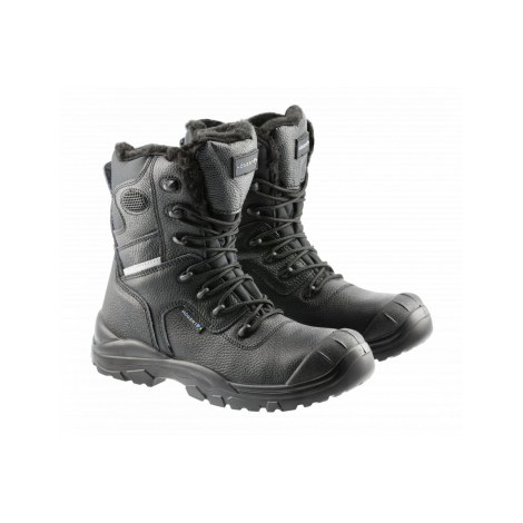Warm leather lace-up boots HOEGERT HT5K563 SRC, SB