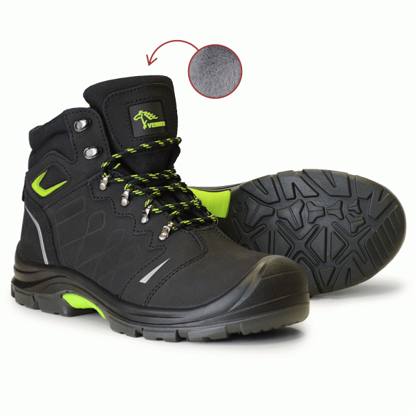 Warm nubuck work boots SM-95 w S3