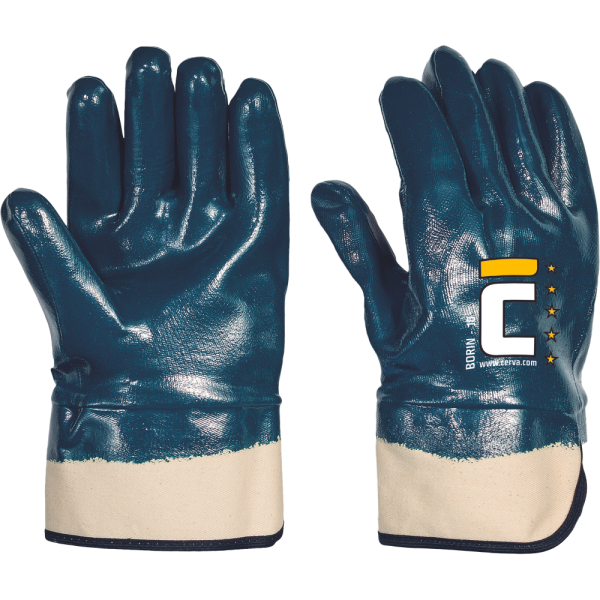 Work gloves with nitrile coating BORIN