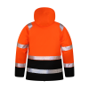 Ziemas augstas redzamības jaka LUMI HI-VIS 2. klase, 300D OXFORD, ūdensnecaurlaidīga un silta