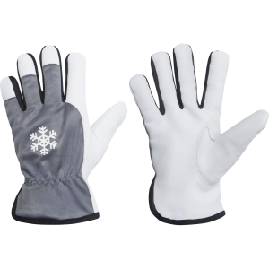 Зимние рабочие перчатки MARS из козьей кожи с утеплителем Polarfleece