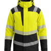 Ziemas darba jaka LIMA Sorona® Hi-Vis 2.klase dzeltena/melna ar YKK® rāvējslēdzējiem | BoSafety WJ-LIMA-C2-0402