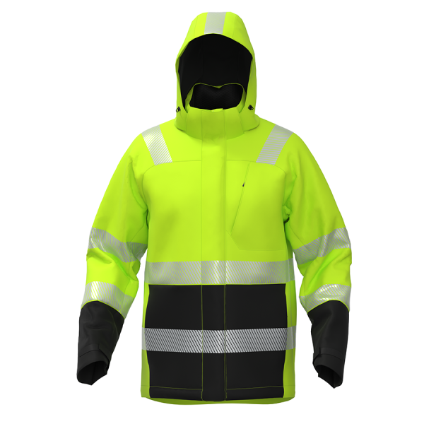 Зимняя сигнальная куртка BoSafety LIMA FIT Hi-Vis Class 3
