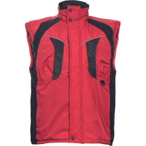 Winter men's bodywarmer Nyala, red, XL