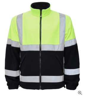 Флисовая кофта BoSafety Hi-Vis Class 2