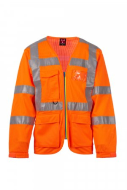 LONG EXO MESH S00861-P058 – Reflective Long-Sleeved Vest