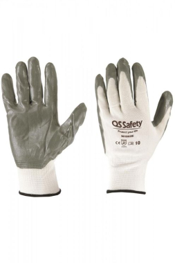 Trikotāžas cimdi ar nitrila pārklājumu N1002E Payper QS safety 